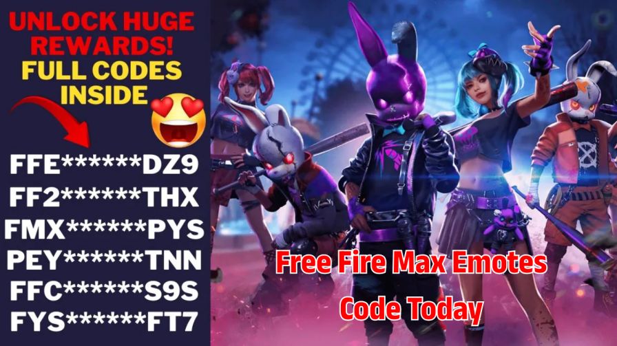 Free Fire Max Emotes Code Today