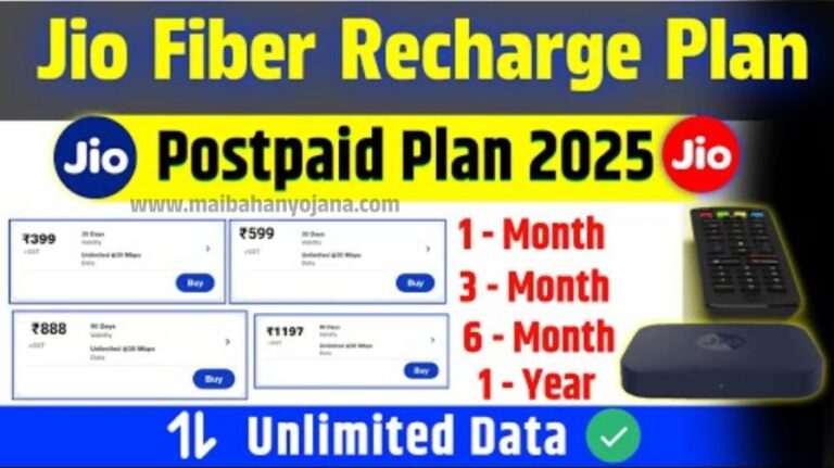 Jio Fiber 6 Months Plan
