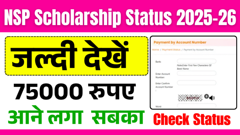 NSP Scholarship Status 2025-26
