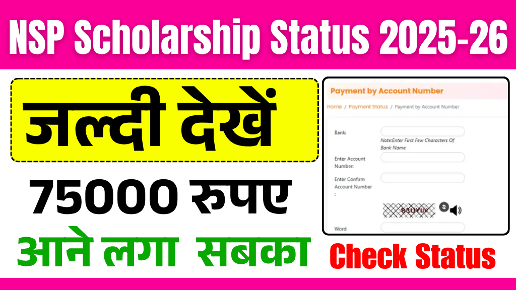 NSP Scholarship Status 2025-26