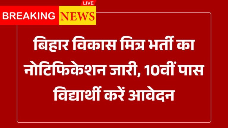 Bihar Vikas Mitra Recruitment 2025