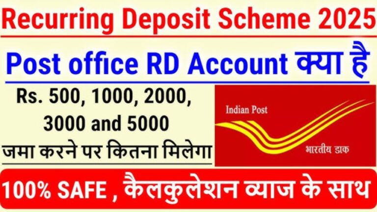 Post Office RD Scheme